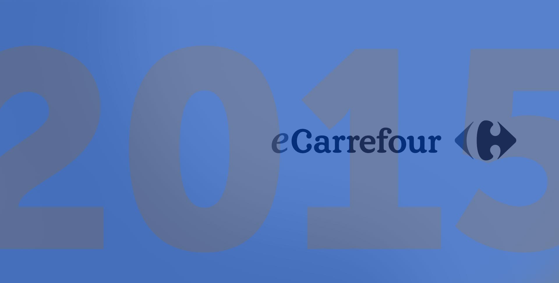 Carrefour e-shop was launched.